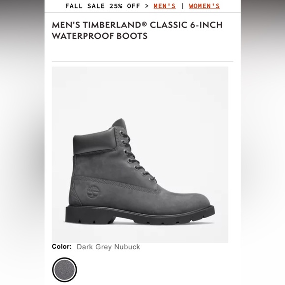 Grey Timberland Insulated Boots - Picture 5 of 5